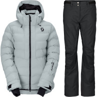 Scott Ultimate Warm Skiset, Damen, blå/sort