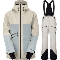 Scott Ultimate Dryo Utility Skisæt, dame, beige/blå