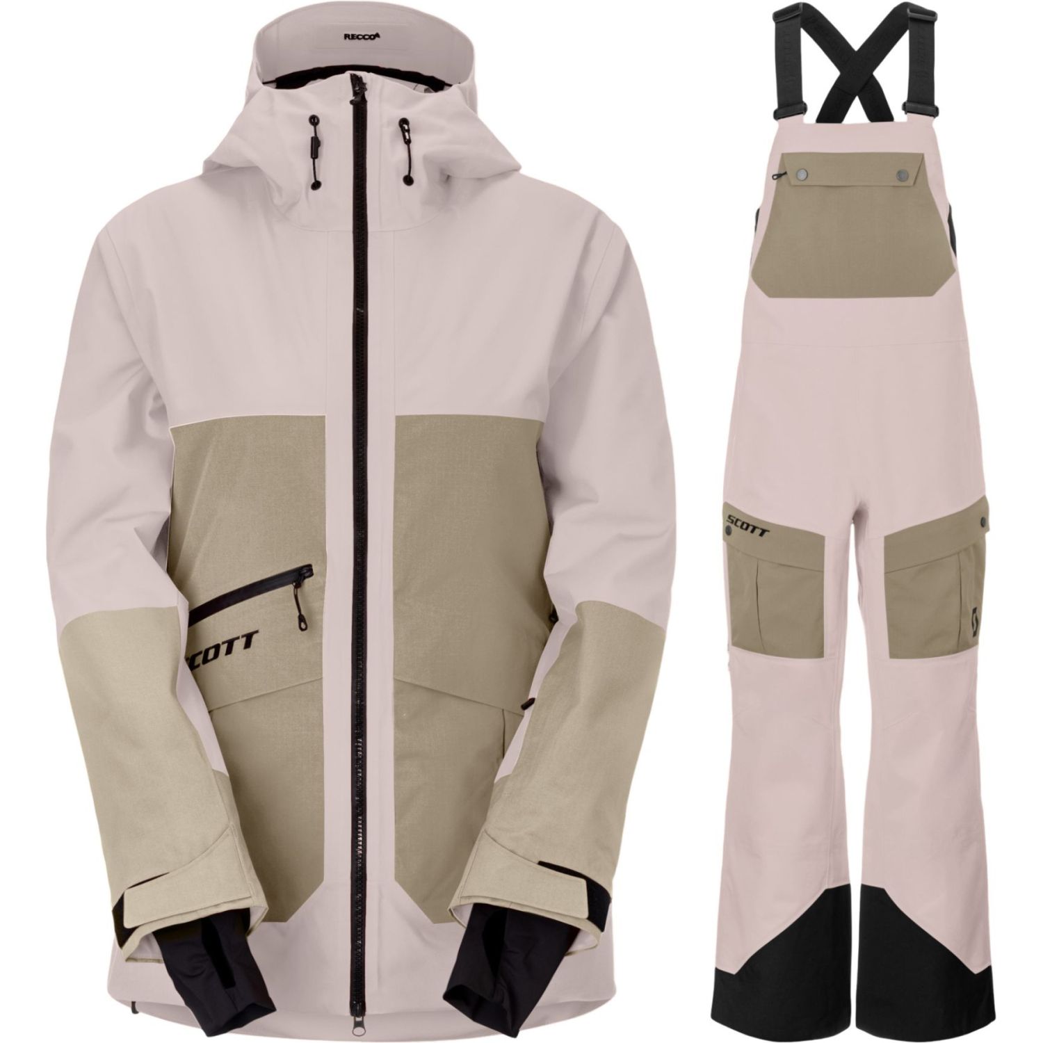 Scott Ultimate Dryo Utility Skisæt, dame, pink/beige