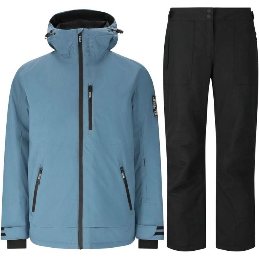 SLOPE River Ensemble de ski, homme, bleu/noir