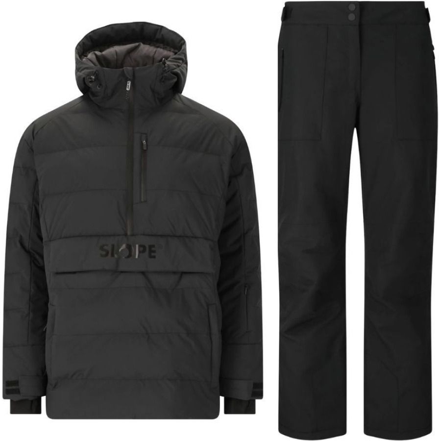 SLOPE Thumper Ensemble de ski, homme, noir
