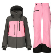SLOPE Tuscon Skisæt, dame, grå/pink