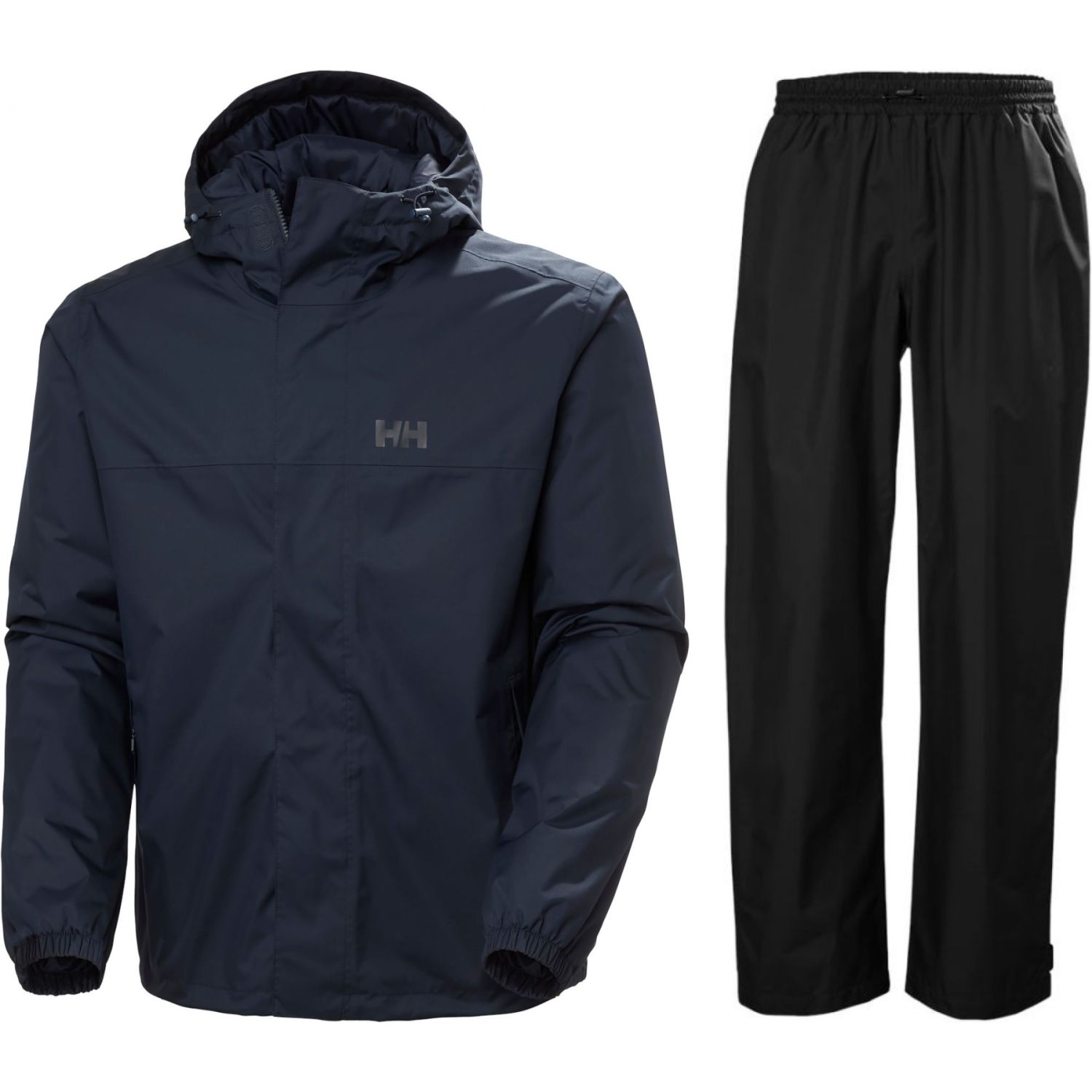 Helly Hansen Vancouver Regnställ, herr, blå/svart