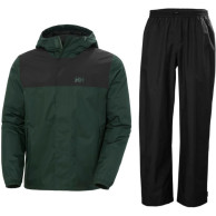 Helly Hansen Vancouver Regnsæt, herre, grøn/sort