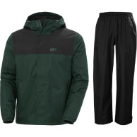 Helly Hansen Vancouver Regnsæt, herre, grøn/sort