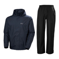 Helly Hansen Vancouver Regnklær, herre, blå/sort