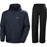 Helly Hansen Vancouver Regnställ, herr, blå/svart
