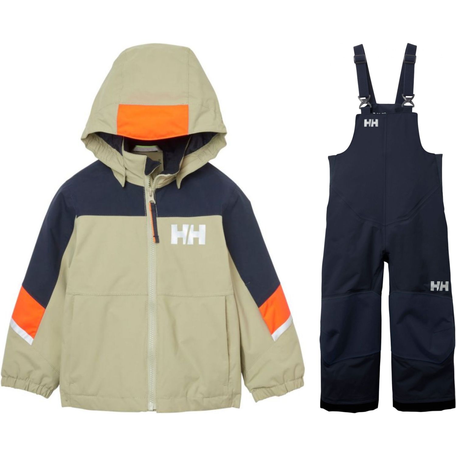 Helly Hansen Rider Skiset, kinderen, beige/mørkeblå/blå