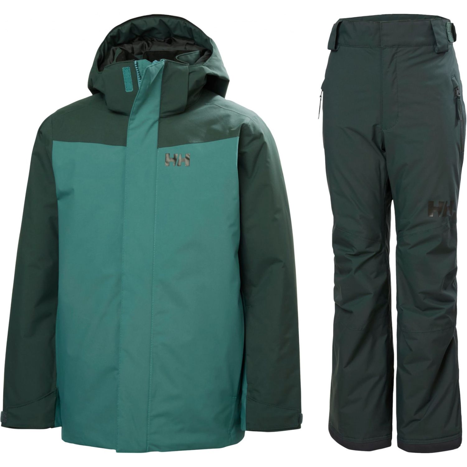 Helly Hansen Orionpeak Skiset, kinderen, grøn