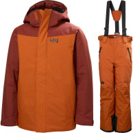 Helly Hansen Orionpeak Skidset, barn, brun