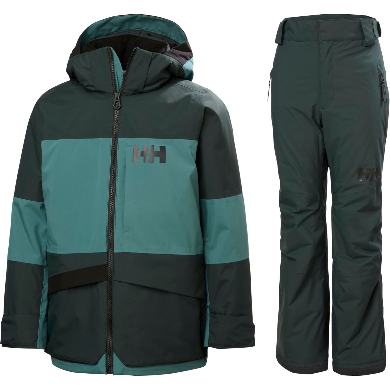 Helly Hansen Summit 2.0 Skiset, kinderen, grøn