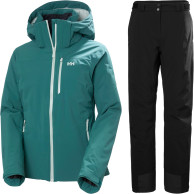 Helly Hansen Alphelia Skisæt, dame, grøn/sort
