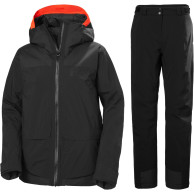 Helly Hansen Powchaser 3.0 Skisæt, dame, sort
