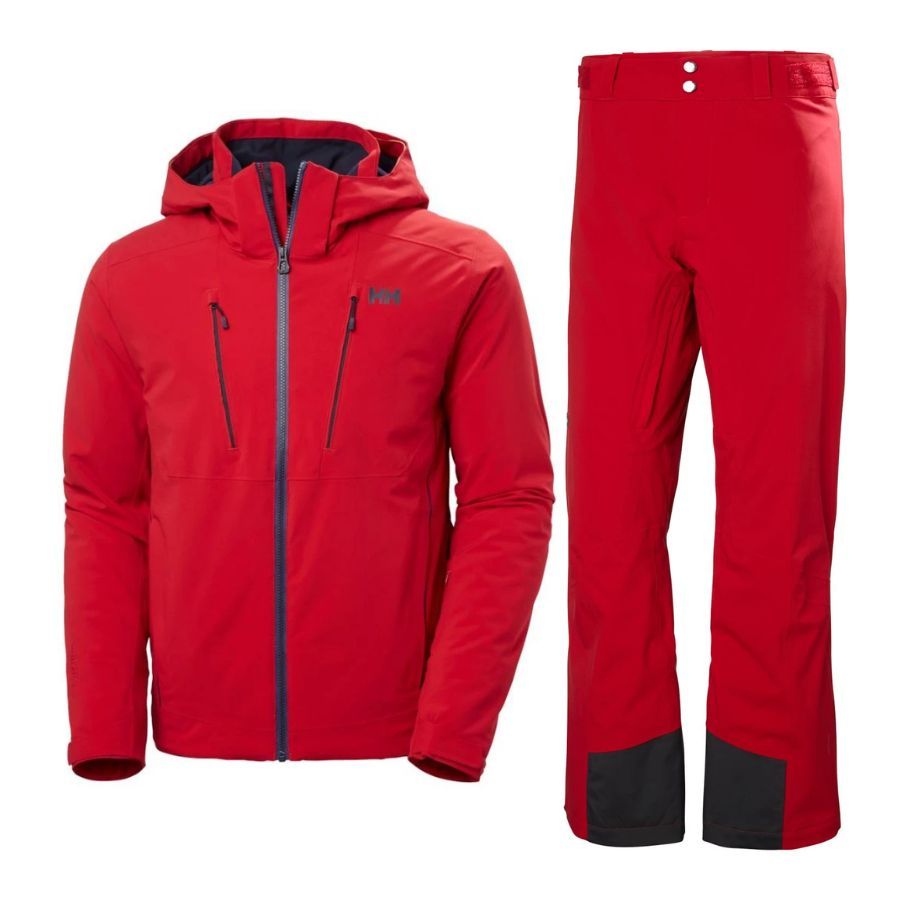 Helly Hansen Alpha 4.0 Set da sci, uomo, rød
