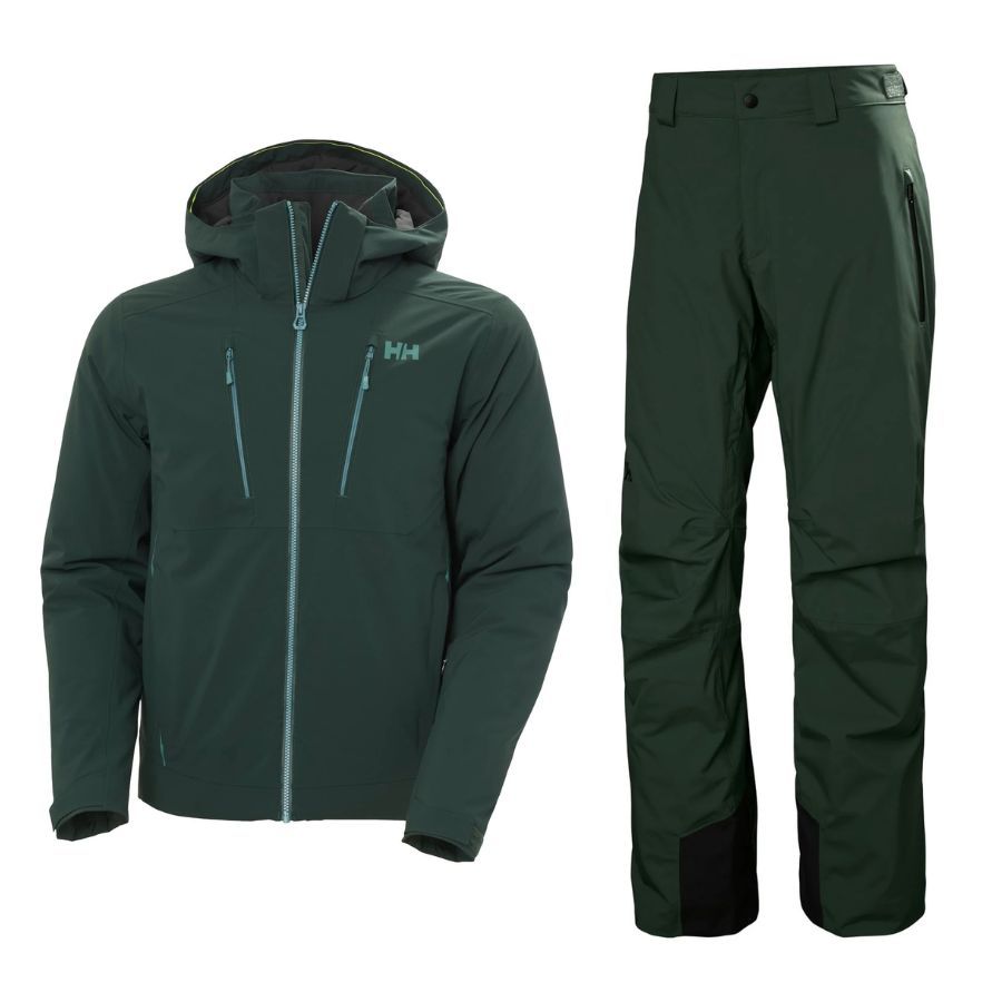 Helly Hansen Alpha 4.0 Skisæt, herre, grøn
