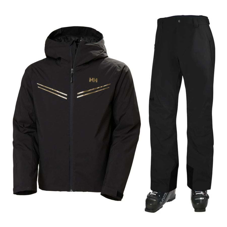Helly Hansen Alpine Insulated Set da sci, uomo, sort