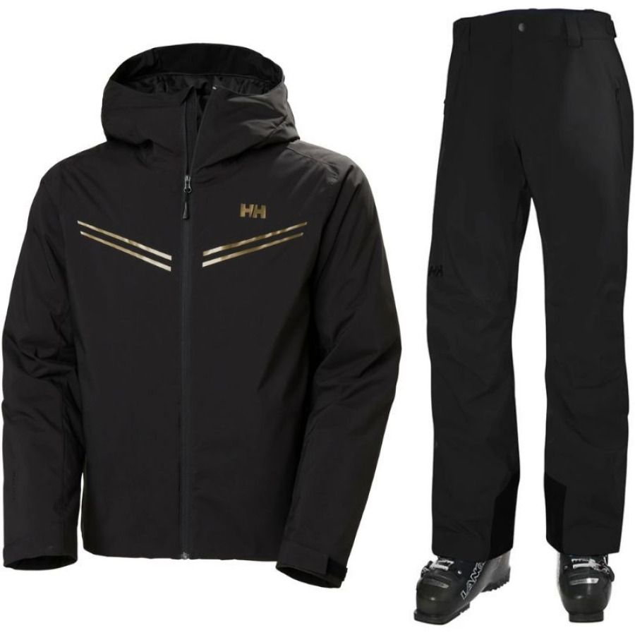 Helly Hansen Alpine Insulated Skisæt, herre, sort
