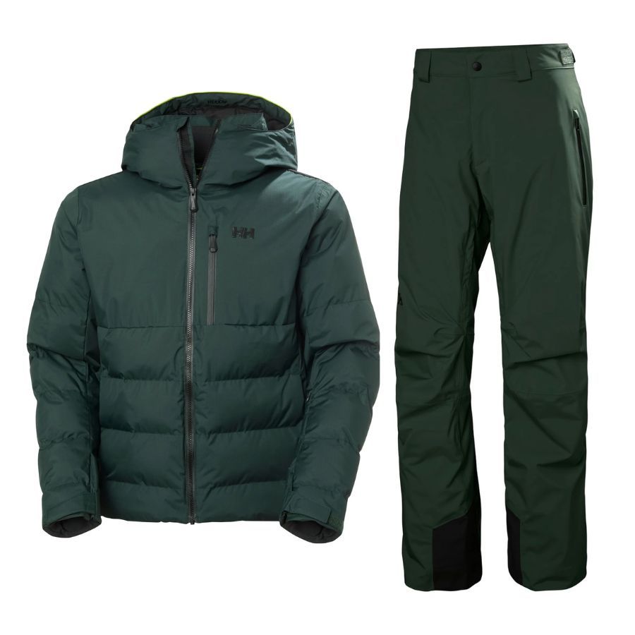 Helly Hansen Kvitfjell Race Puffy Set da sci, uomo, grøn