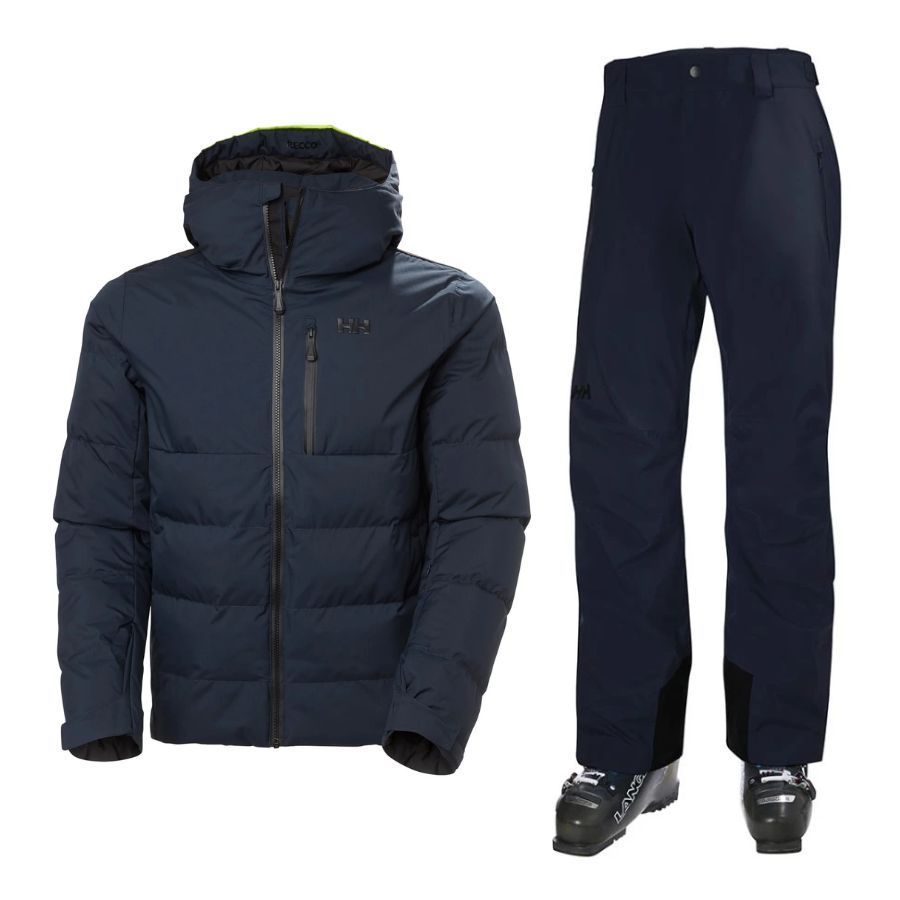 Helly Hansen Kvitfjell Race Puffy Set da sci, uomo, blå/mørkeblå