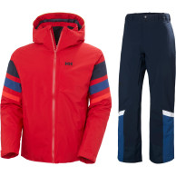 Helly Hansen Panoramic Ins Skisæt, herre, rød/blå