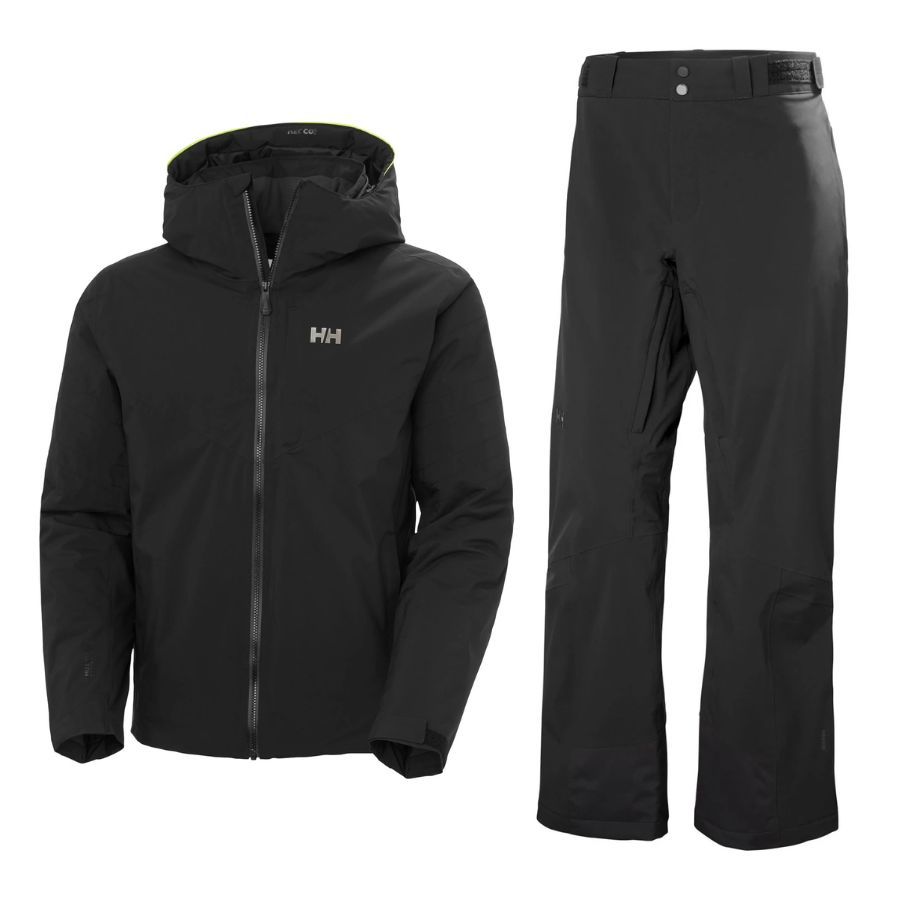 Helly Hansen Panoramic Ins Set da sci, uomo, sort