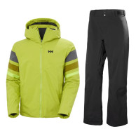 Helly Hansen Panoramic Ins Set da sci, da uomo, grøn/sort