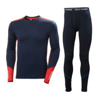 Helly Hansen Lifa Merino Midweight Set, herr, navy