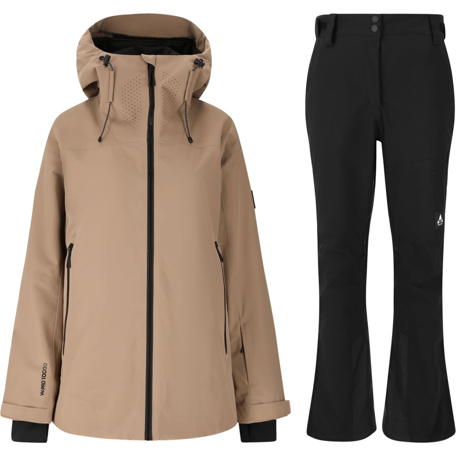 Whistler Canyon Skisett, dame, beige/svart