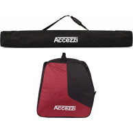 Accezzi Wagrain Sæt, sort/sort/rød