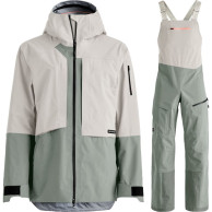 Ortovox Ravine Plus 3L Skidset, dam, beige/lysegrön