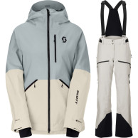 Scott Vertic GTX 2L PL Skisæt, dame, blå/beige