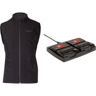 Lenz Heat Vest 1.0 Set, dámský, černá