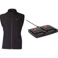 Lenz Heat Vest 1.0 + rcB 1400 batterisæt, herre, sort