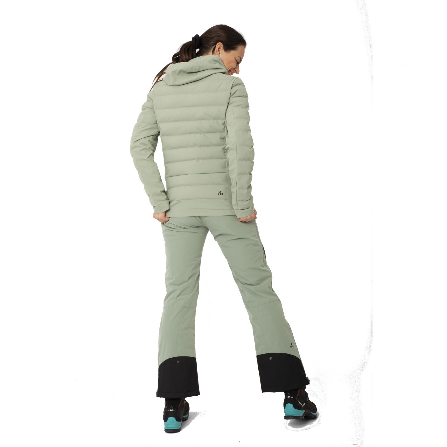 2117 of Sweden Alip, chaqueta de esquí, mujer, verde claro