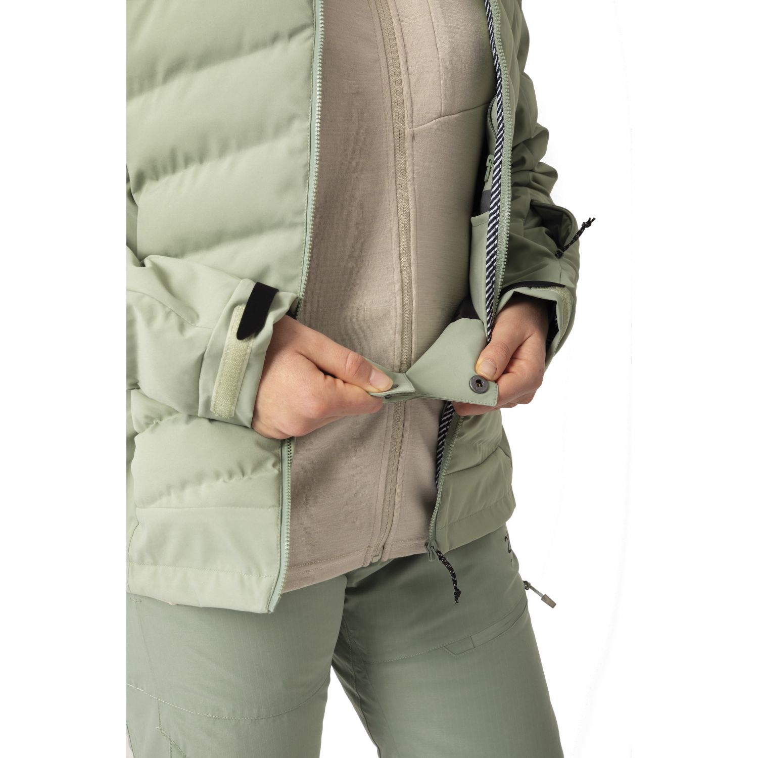 2117 of Sweden Alip, chaqueta de esquí, mujer, verde claro