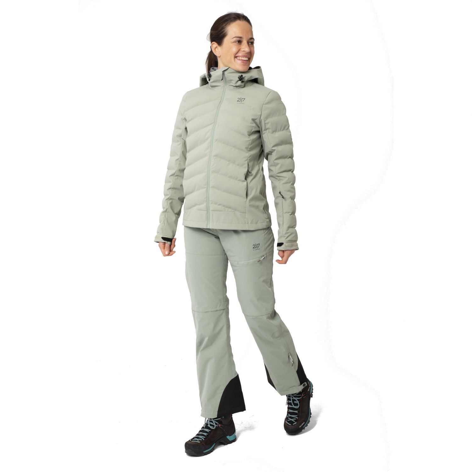 2117 of Sweden Alip, manteau de ski, femmes, vert clair