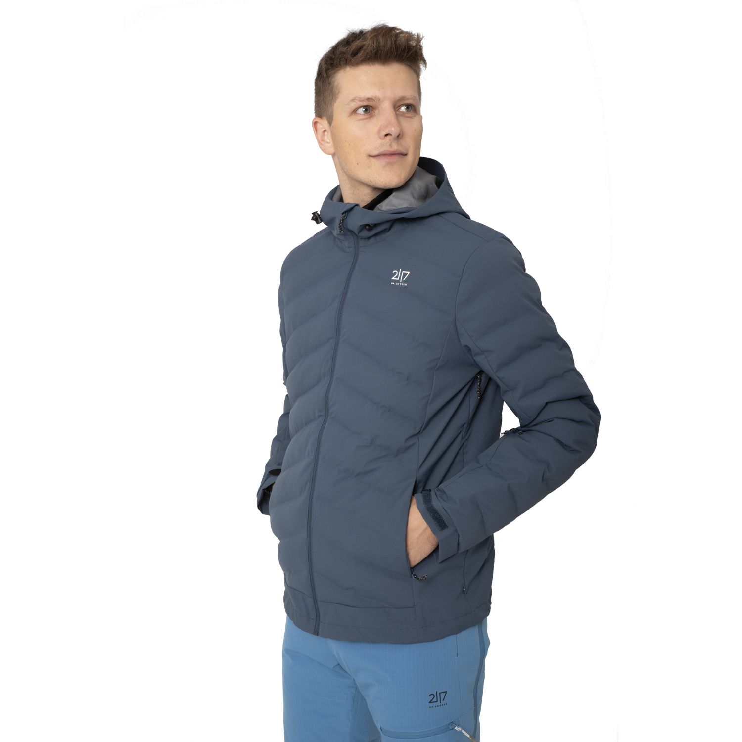 2117 of Sweden Alip, manteau de ski, hommes, navy