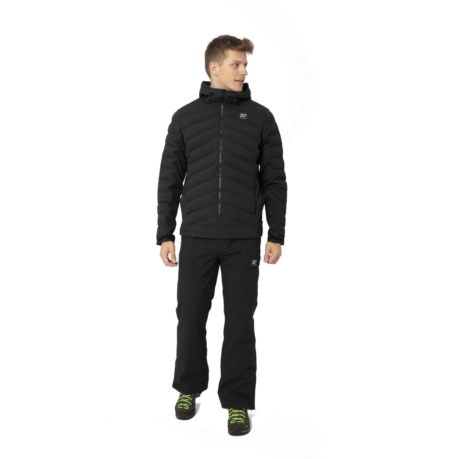 2117 of Sweden Alip, manteau de ski, hommes, noir