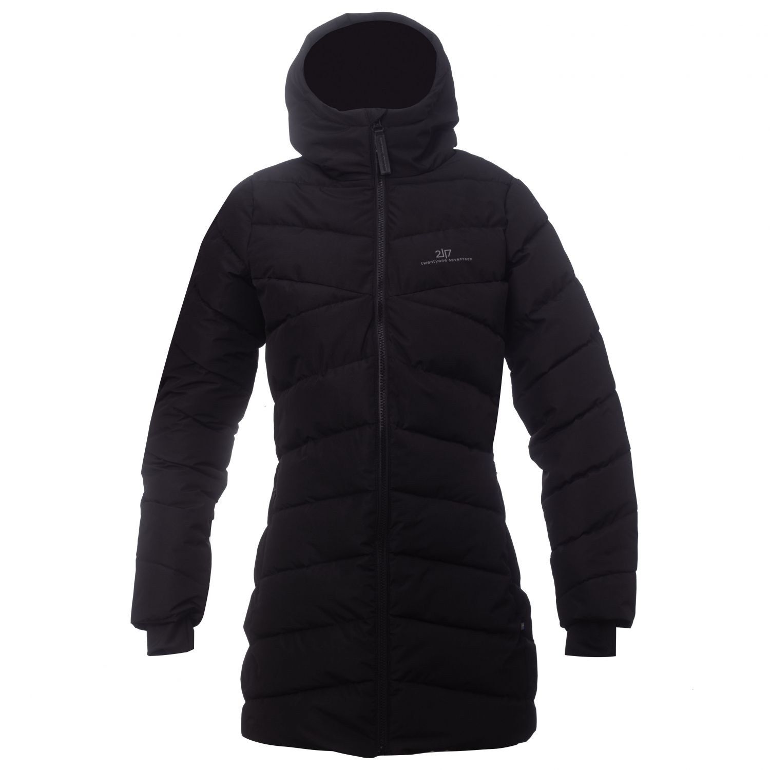 2117 of Sweden Anneberg, abrigo de invierno para mujer, negro