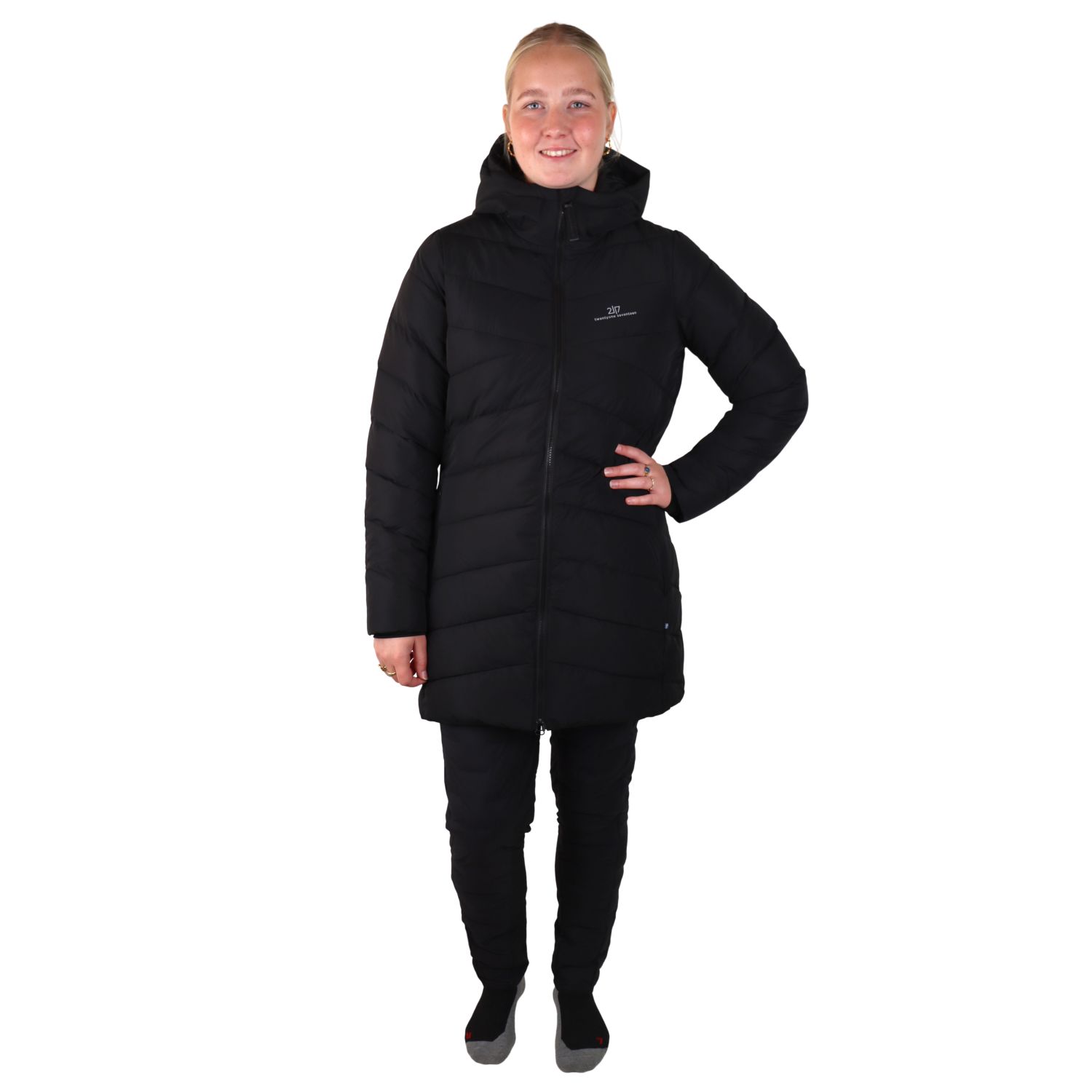 2117 of Sweden Anneberg, manteau d&#39;hiver, femmes, noir