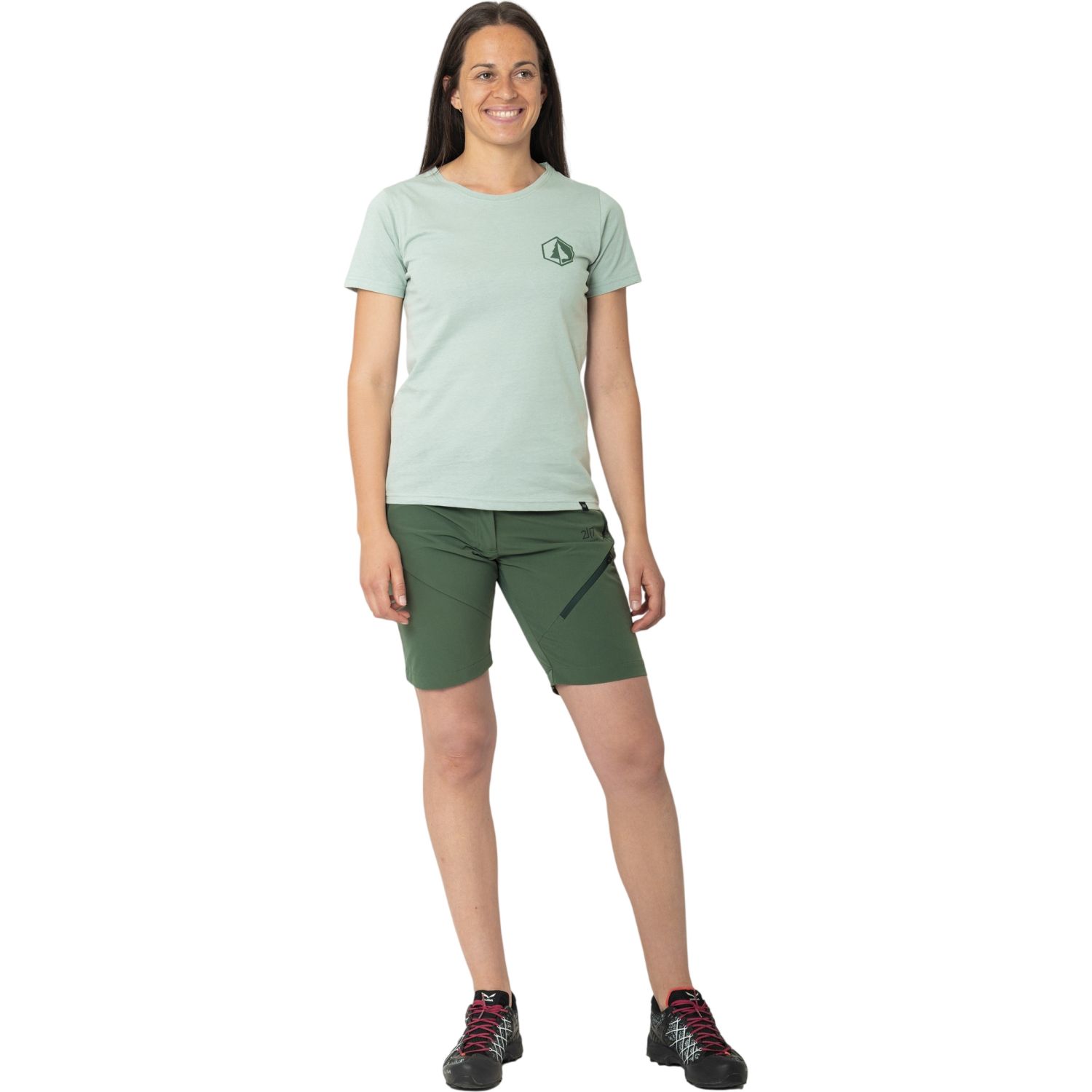 2117 of Sweden Apelviken, t-shirt, dame, grøn