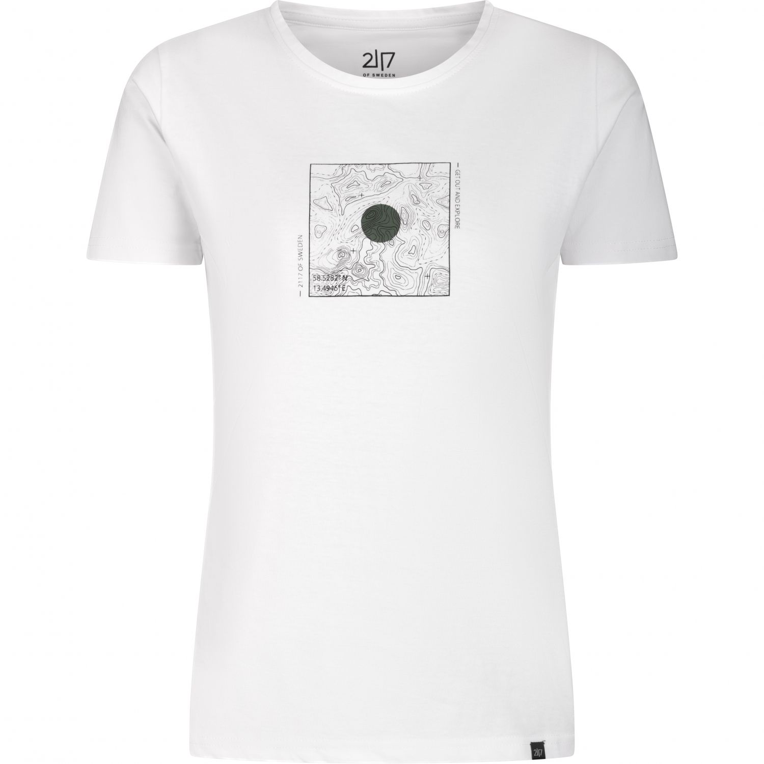 2117 of Sweden Apelviken, t-shirt, femme, blanc