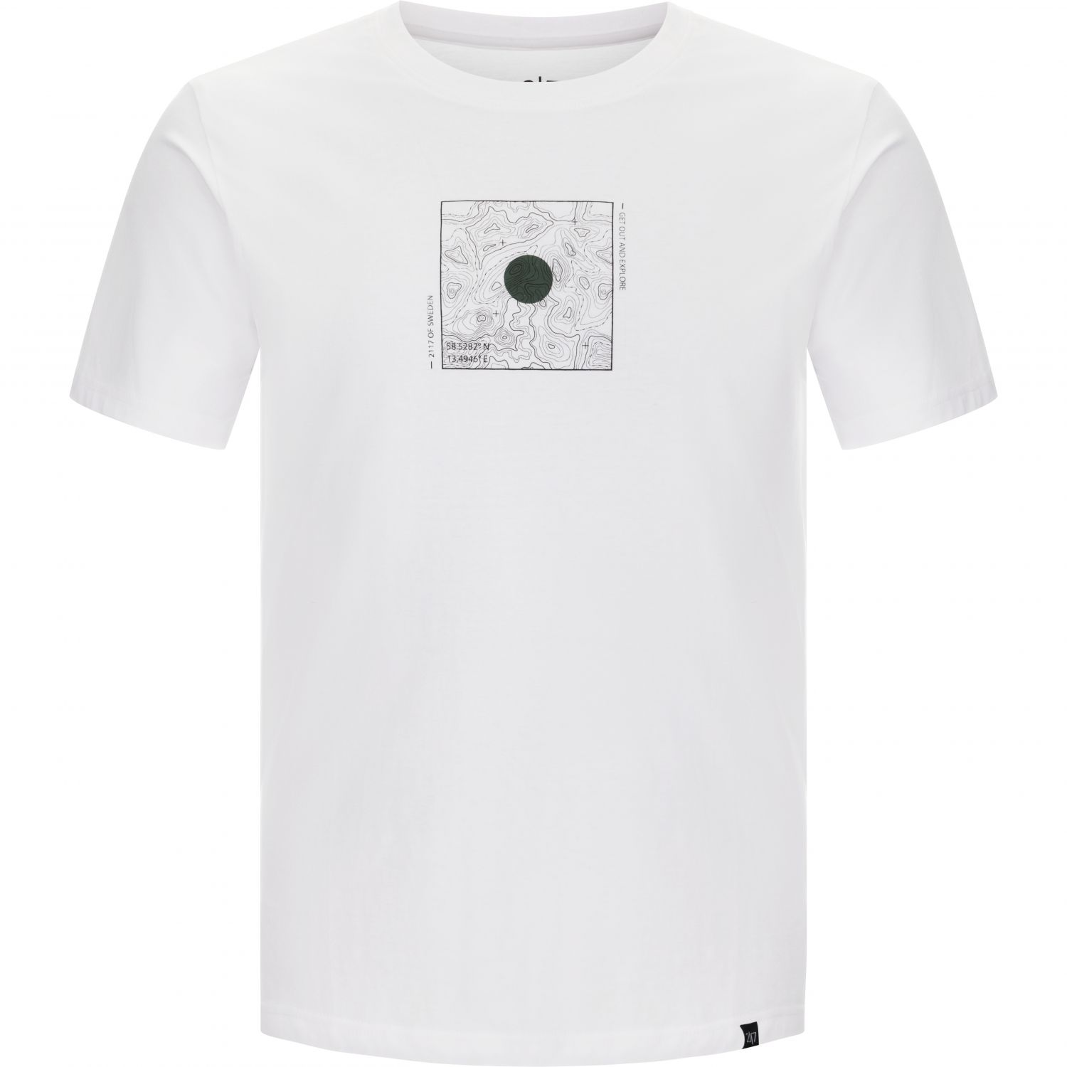 2117 of Sweden Apelviken, T-shirt, Herr, Vit