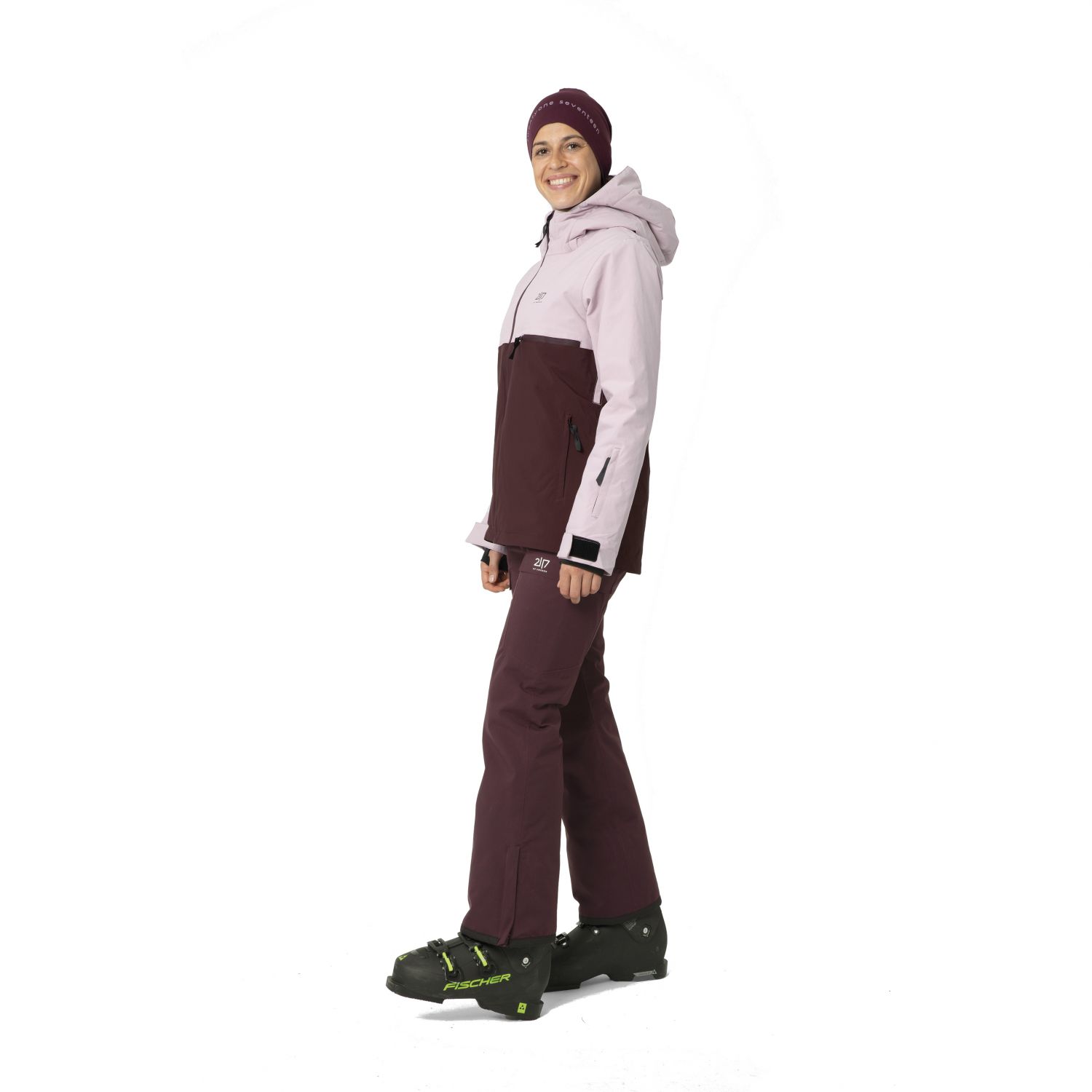 2117 of Sweden Avan, manteau de ski, femmes, violet