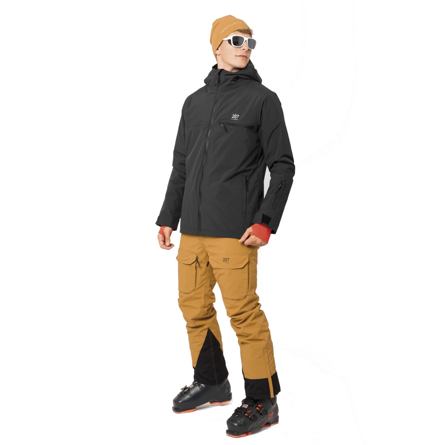 2117 of Sweden Avan, manteau de ski, hommes, noir