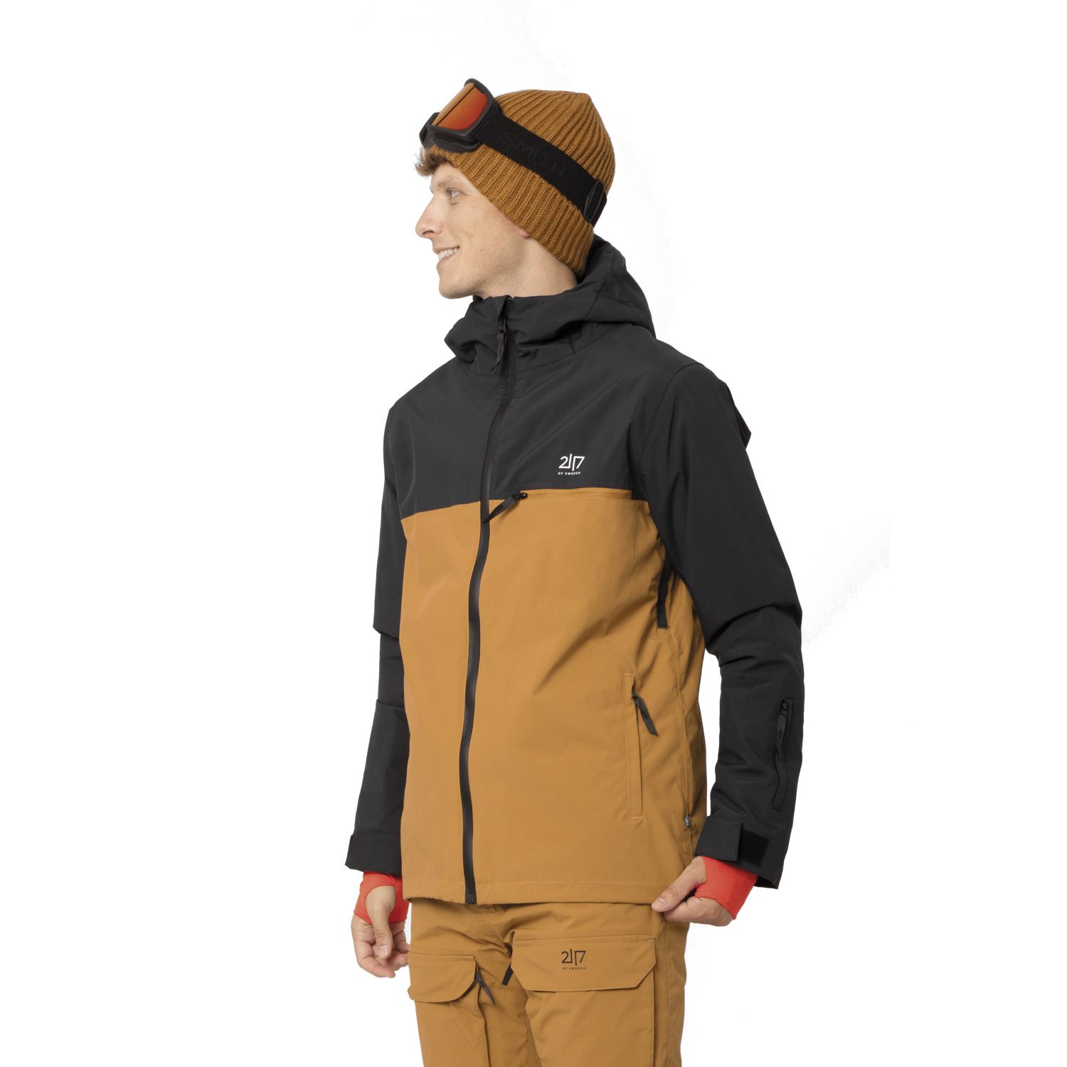 2117 of Sweden Avan, ski jacket, men, gold
