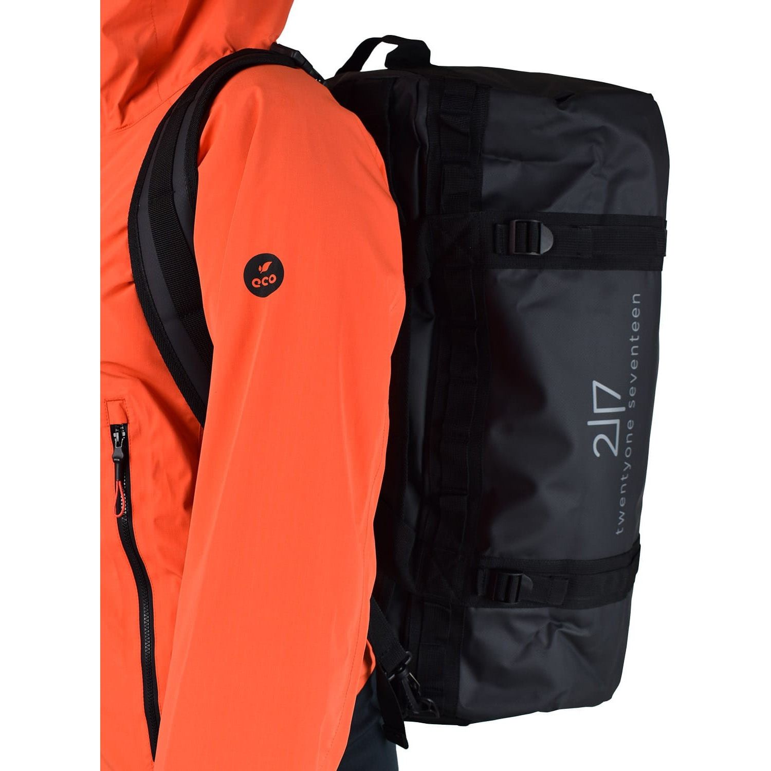 2117 of Sweden Bolsa de lona, 87L, negra