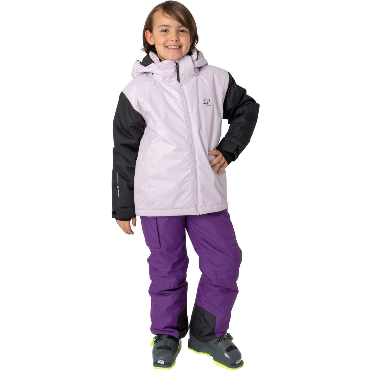 2117 of Sweden Borgvik, chaqueta de esquí, junior, lila