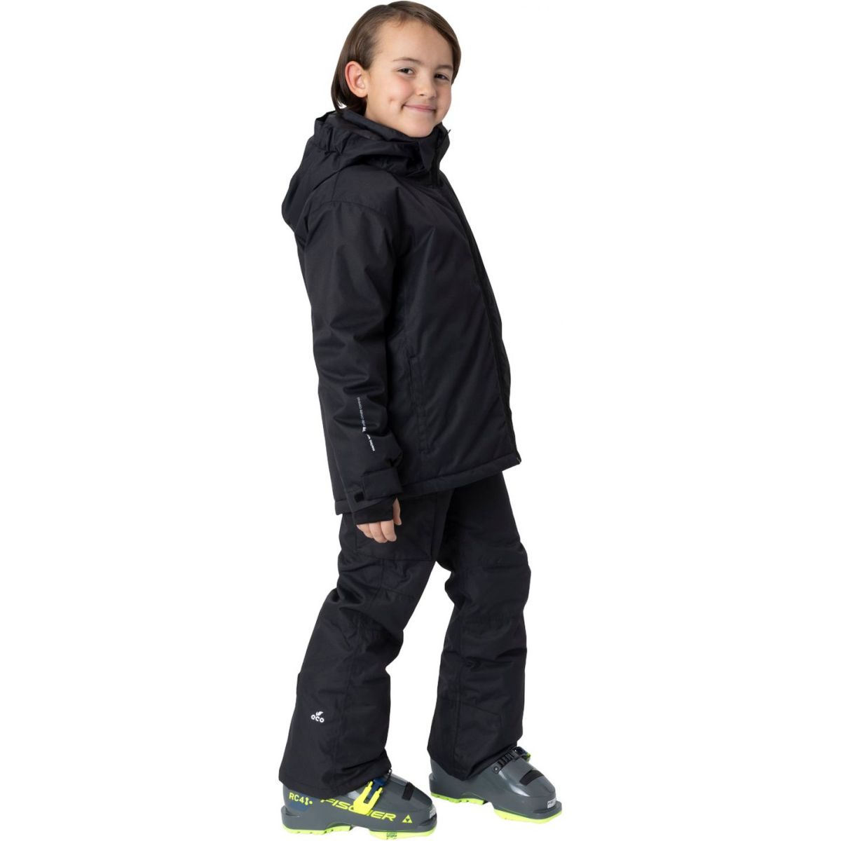 2117 of Sweden Borgvik, skijakke, junior, sort