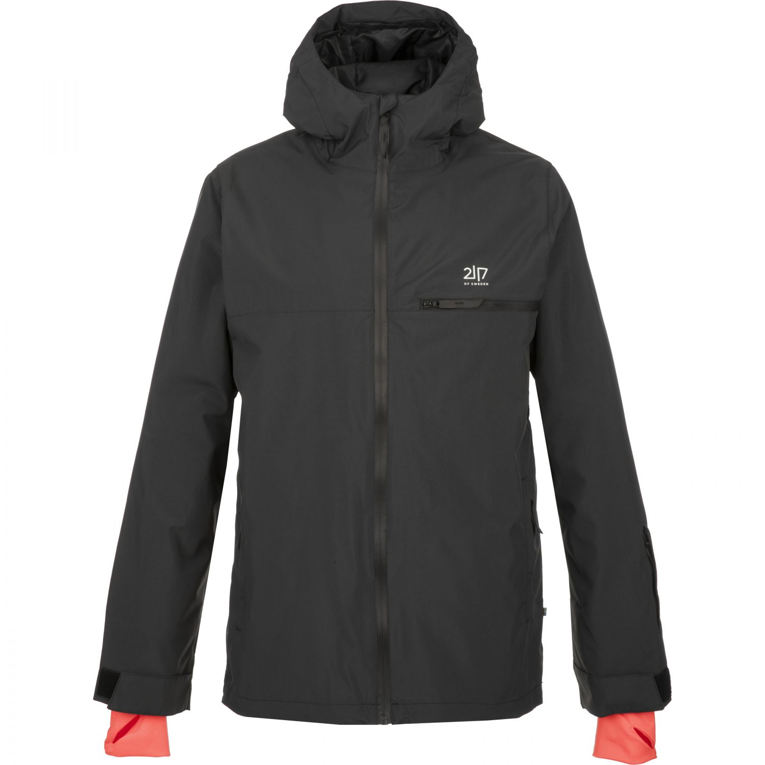 2117 of Sweden Chaqueta de esquí Avan, Hombre, Negro
